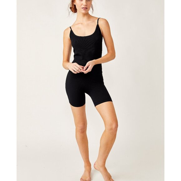 Free People Pants - FREE PEOPLE One To Watch Romper / Black